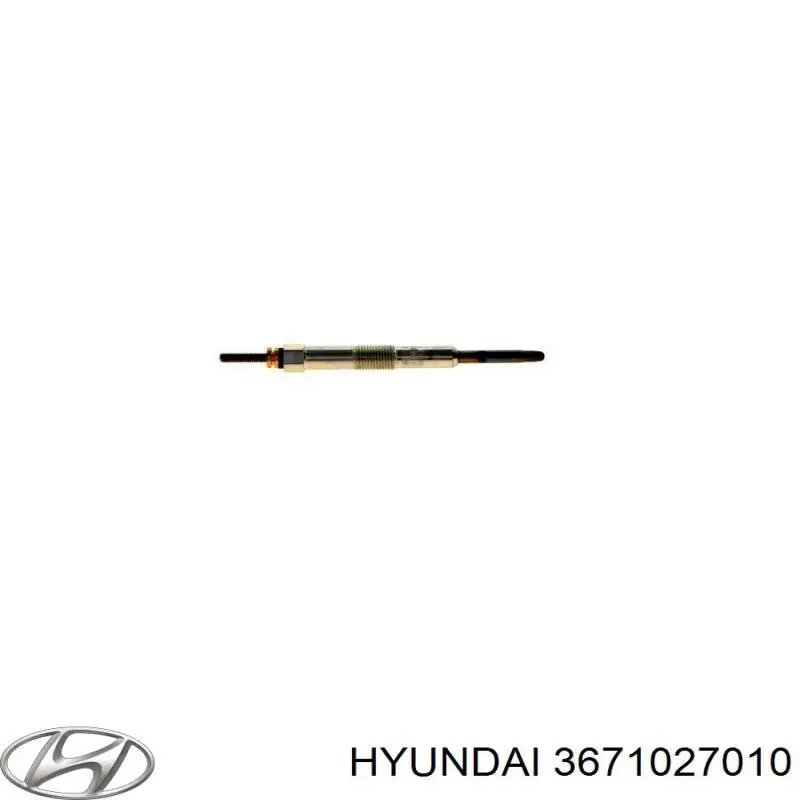 Свічка накалу 3671027010 Hyundai/Kia