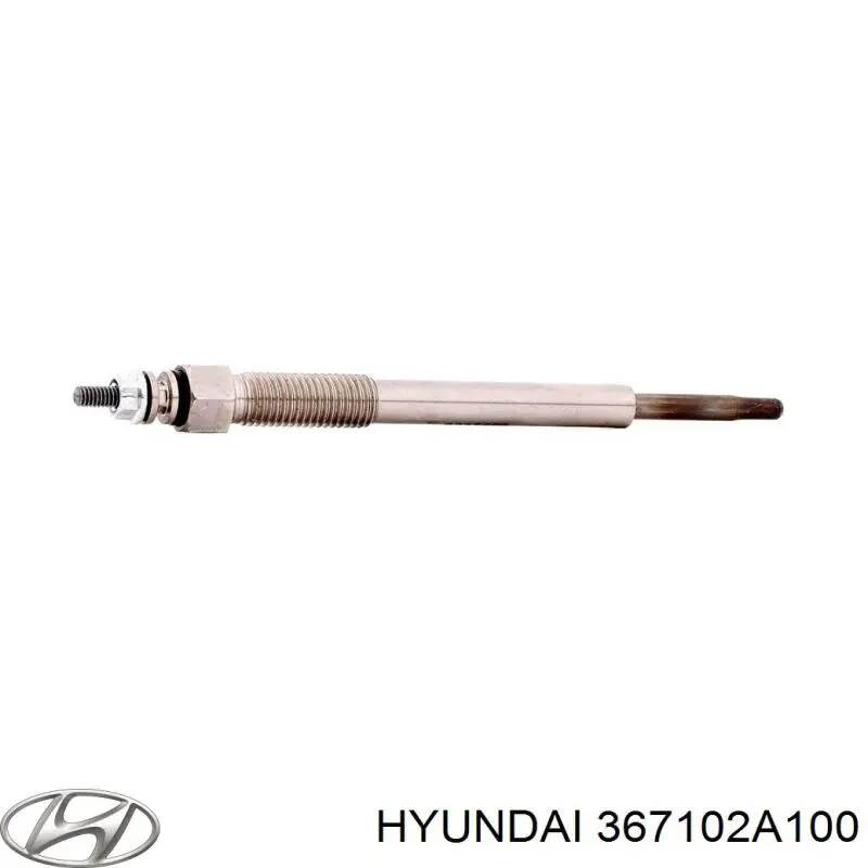 Купити 367102A100 Hyundai/Kia Свічка накалу