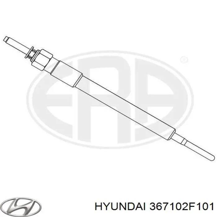 Купити 367102F101 Hyundai/Kia Свічка накалу
