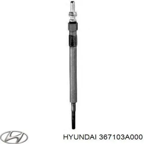 Купити 367103A000 Hyundai/Kia Свічка накалу