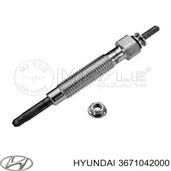Купити 3671042000 Hyundai/Kia Свічка накалу