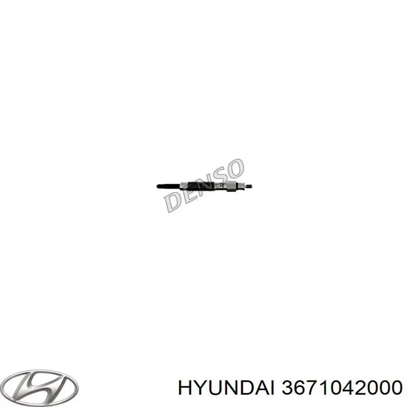 3671042000 Hyundai/Kia Свічки розжарювання