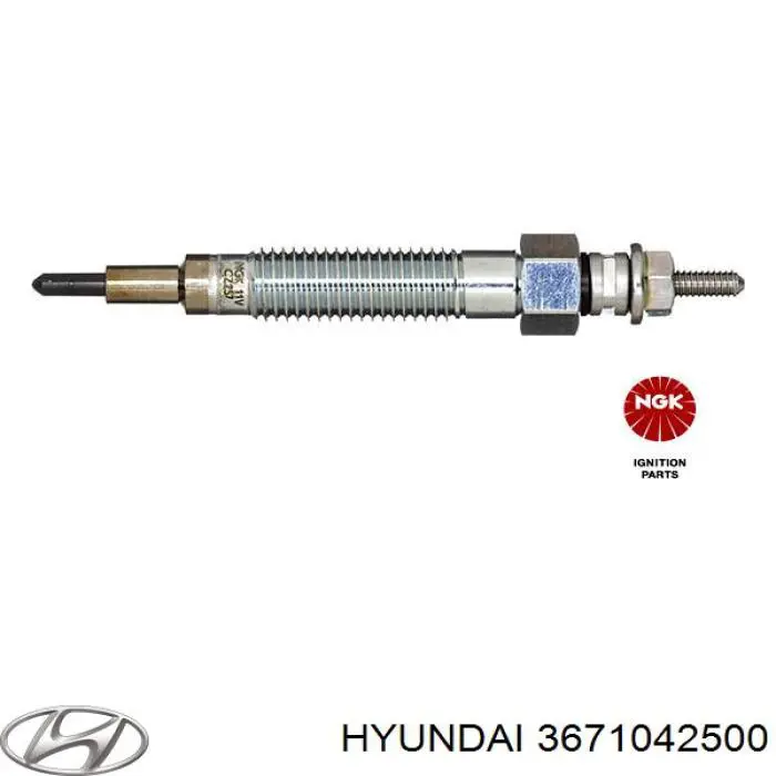 Свіча накалу Hyundai/Kia 3671042500 ціна, від 8.04 USD