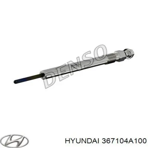 Купити 367104A100 Hyundai/Kia Свічка накалу