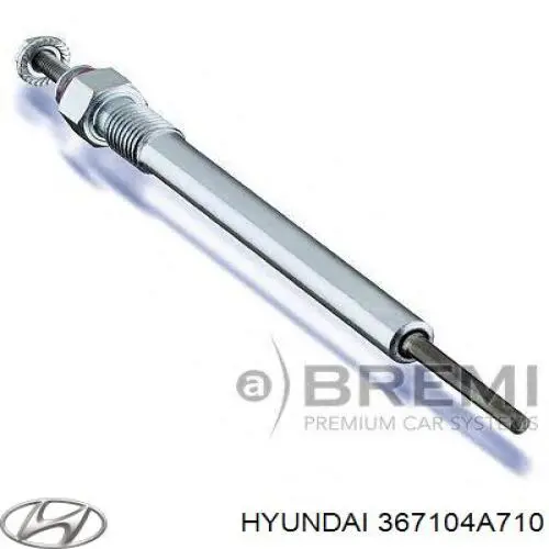 Купити 367104A710 Hyundai/Kia Свічка накалу
