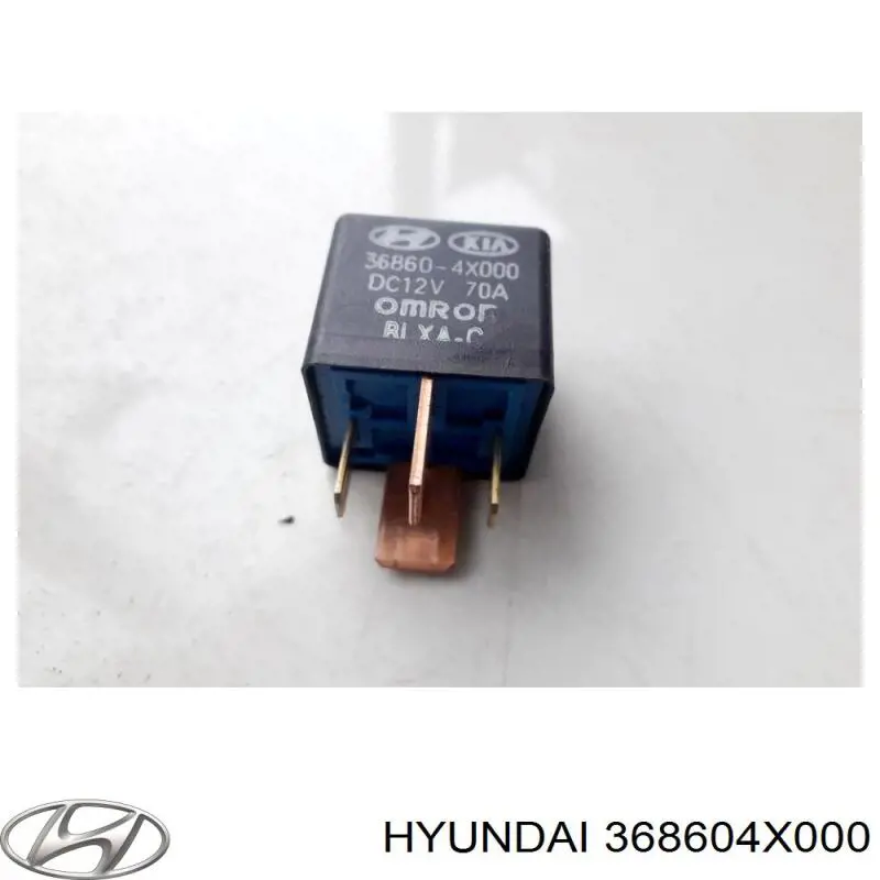 Реле свічок накалу 368604X000 Hyundai/Kia