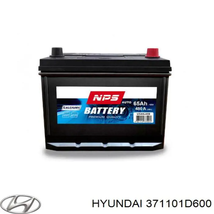 Батарея акумуляторна Hyundai/Kia 371101D600 ціна, від 126.66 USD