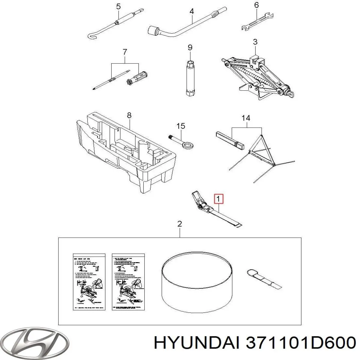 371101D600 Hyundai/Kia акумуляторна батарея, акб