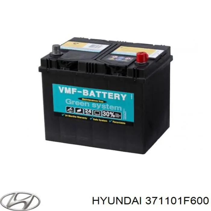 Купити 371101F600 Hyundai/Kia Автомобільна батарея