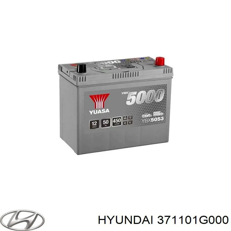 Батарея акумуляторна Hyundai/Kia 371101G000 ціна, від 70.98 USD