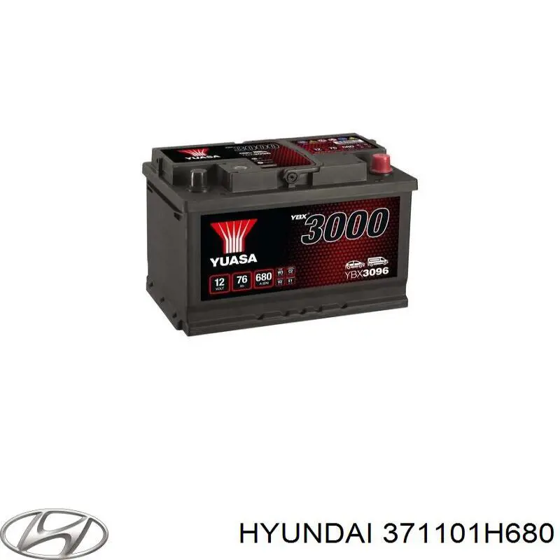 Купити Акумулятор Hyundai/Kia 70 А/г (371101H680)