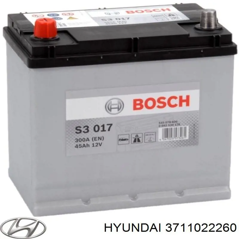 Купити 3711022260 Hyundai/Kia Автомобільна батарея