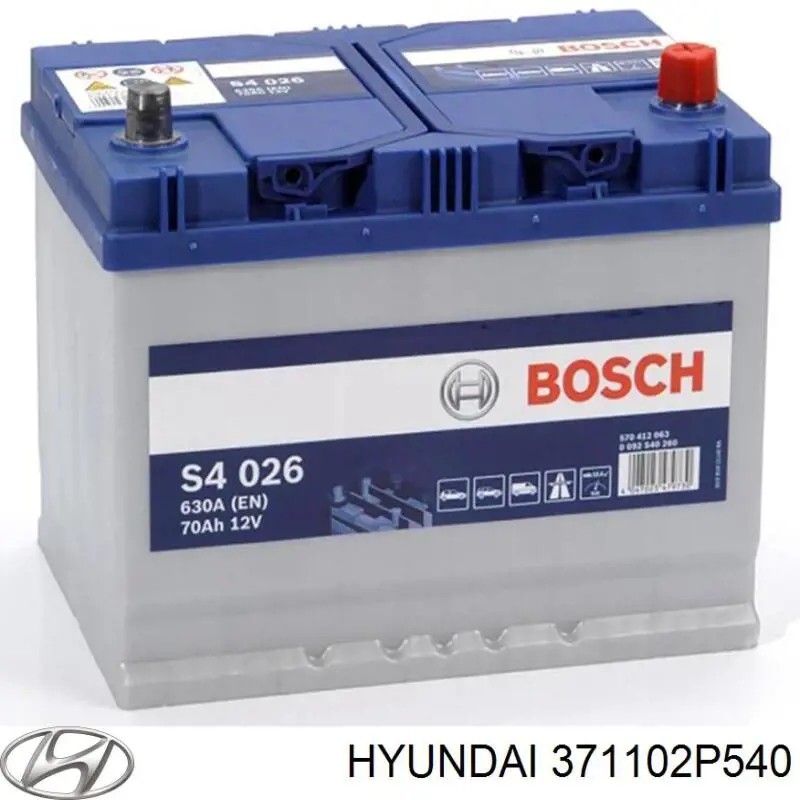 371102P540 Hyundai/Kia Авто акумулятор
