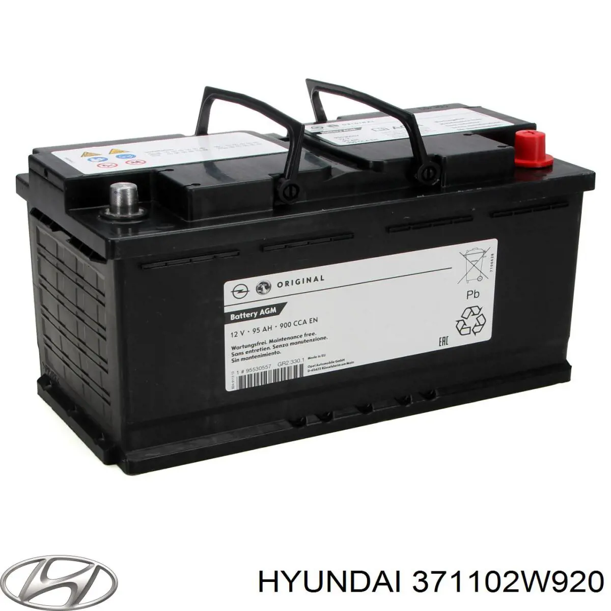Купити 371102W920 Hyundai/Kia Автомобільна батарея