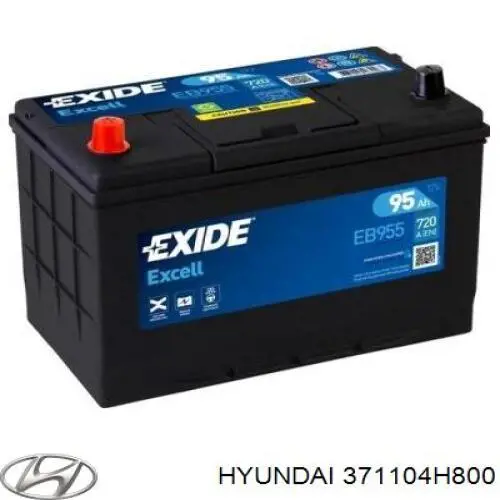 Купити Акумулятор Hyundai/Kia 100 А/г (371104H800)