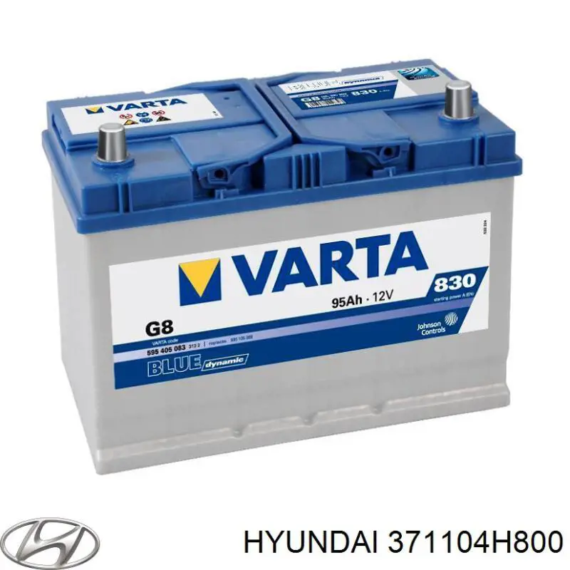 371104H800 Hyundai/Kia Авто акумулятор