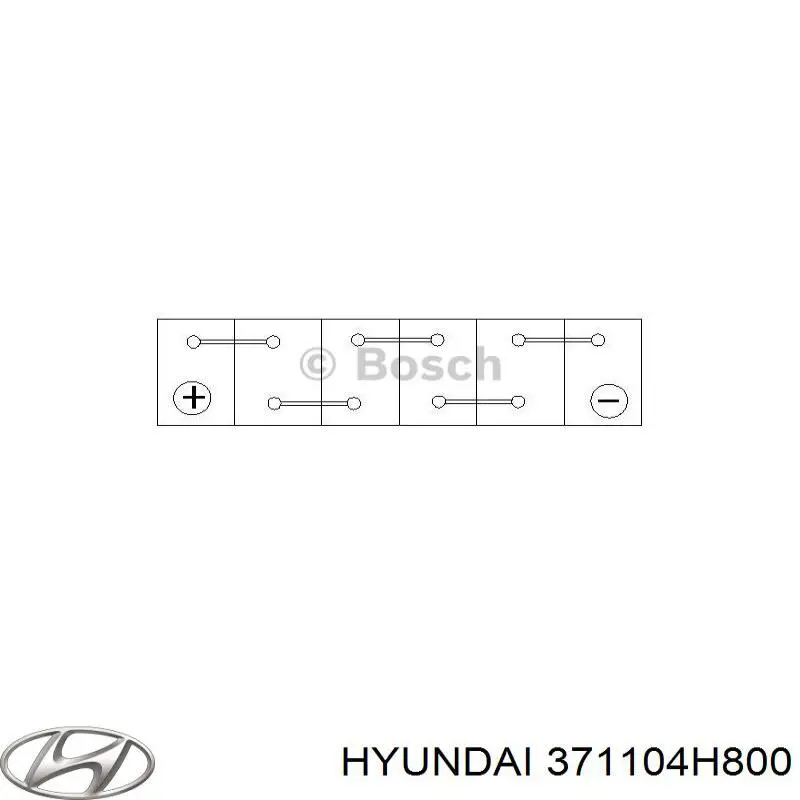 Батарея акумуляторна Hyundai/Kia 371104H800 ціна, від 138.53 USD