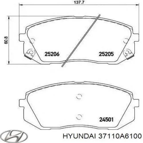 Купити Акумулятор Hyundai/Kia (37110A6100)