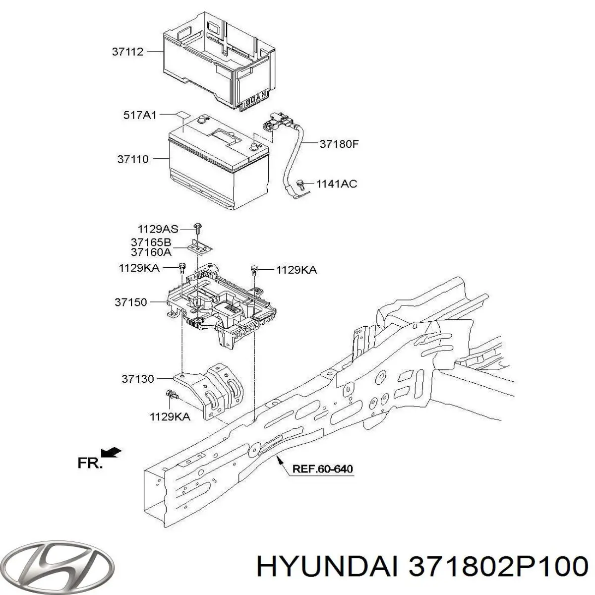  Hyundai/Kia 371802P100 ціна, від 56.37 USD