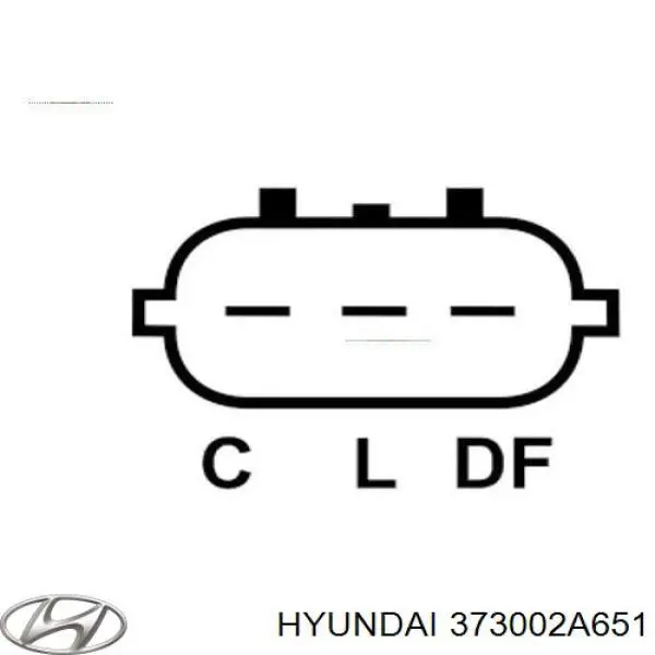 Генератор 373002A651 Hyundai/Kia