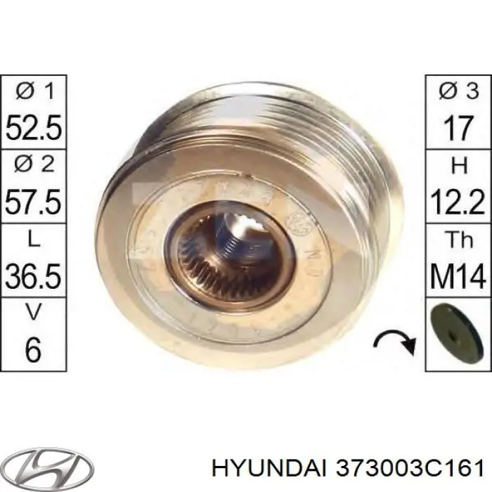 373003C161 Hyundai/Kia генератор