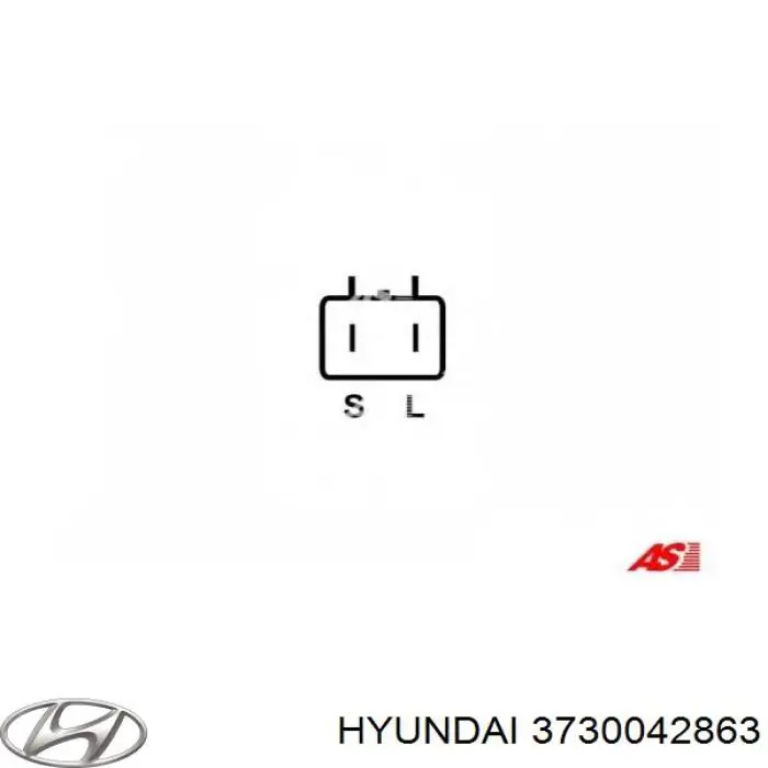 Генератор 3730042863 Hyundai/Kia