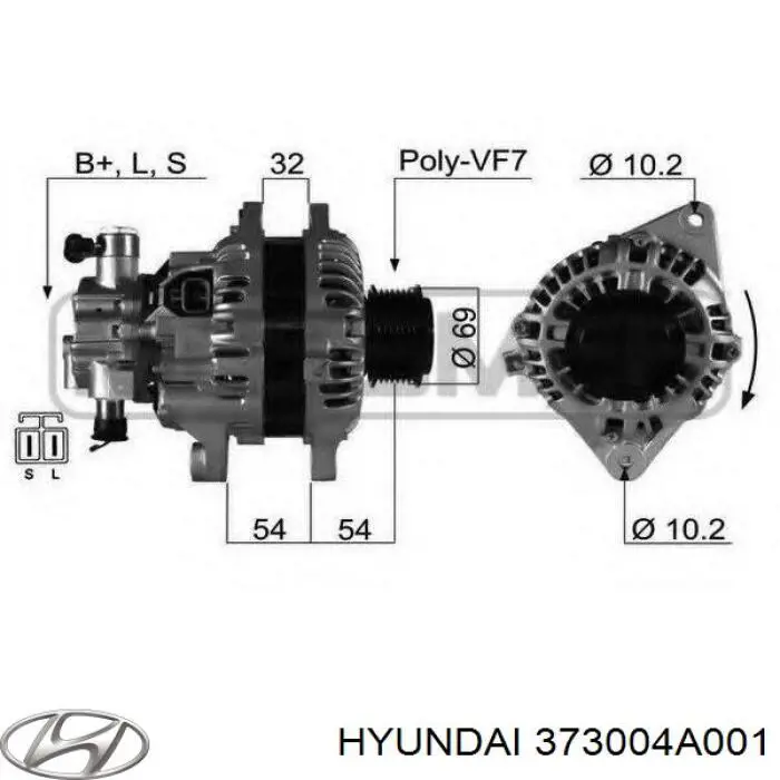 Купити BN373004A112 Mando Генератор