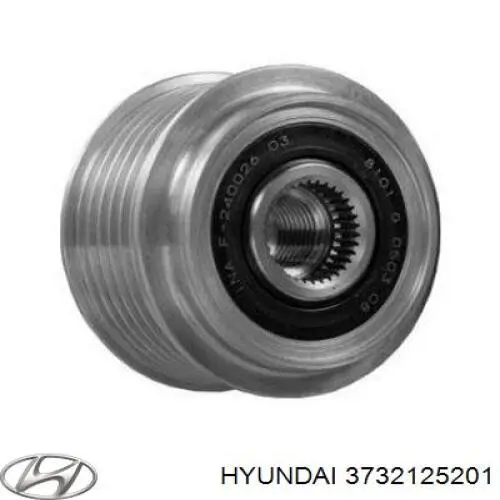 Інерційний шків Hyundai/Kia 3732125201 ціна, від 37.85 USD