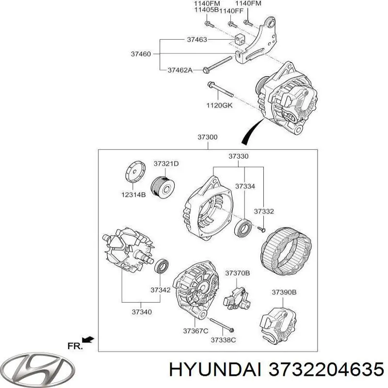 3732204635 Hyundai/Kia 