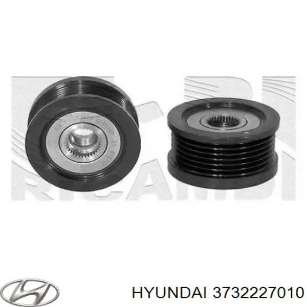 Шків генератора 3732227010 Hyundai/Kia