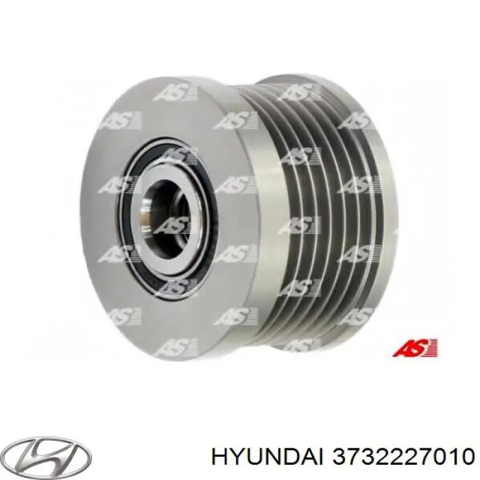 Купити 3732227010 Hyundai/Kia Шків генератора