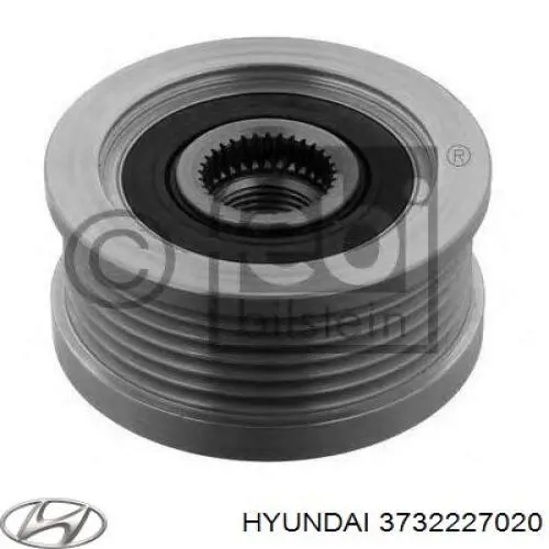 Інерційний шків Hyundai/Kia 3732227020 ціна, від 23.48 USD