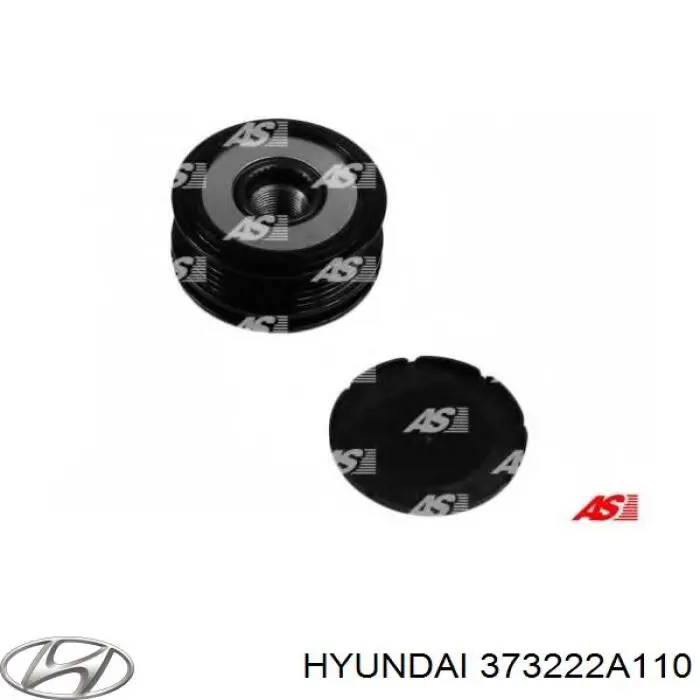 Купити 373222A110 Hyundai/Kia Шків генератора