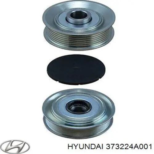 Шків генератора 373224A001 Hyundai/Kia