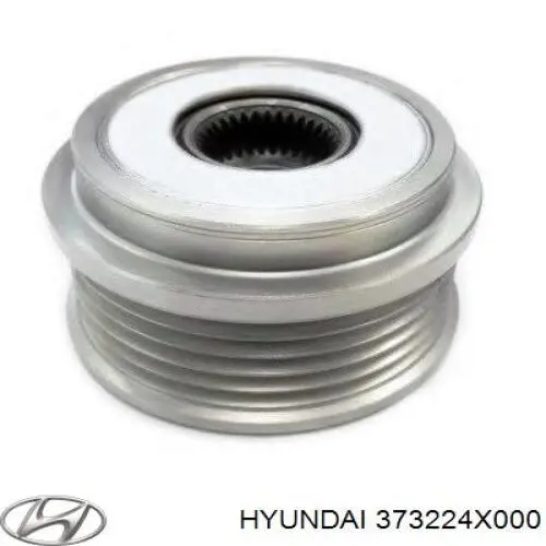 Шків генератора 373224X000 Hyundai/Kia