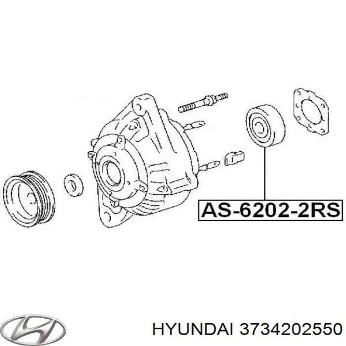 3734202550 Hyundai/Kia підшипник стартера