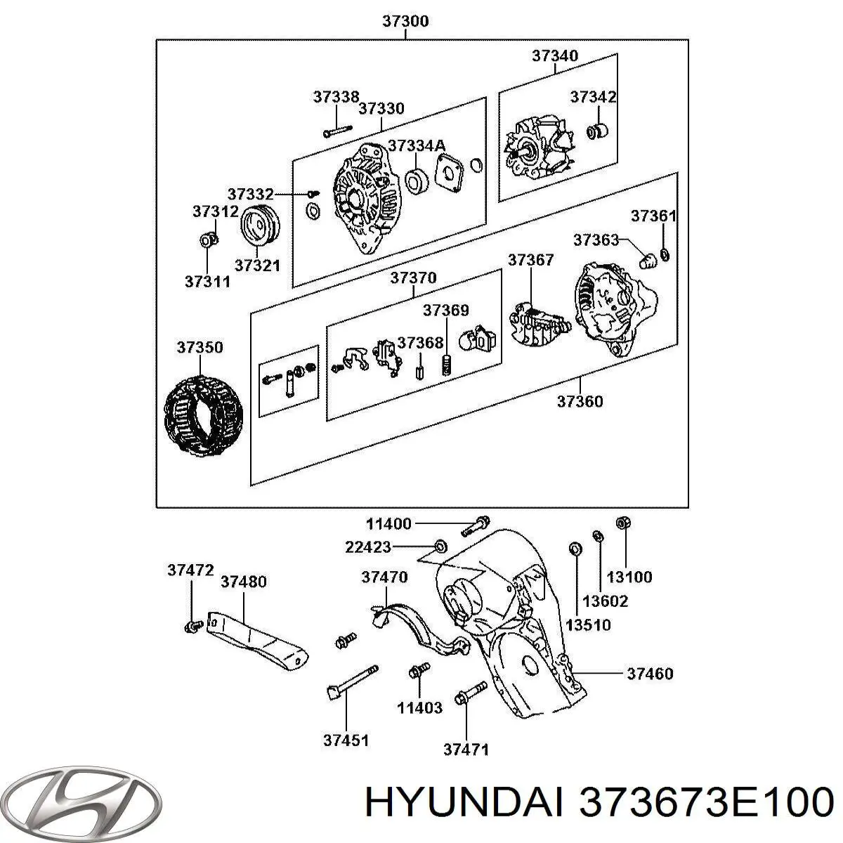  373673E100 Hyundai/Kia