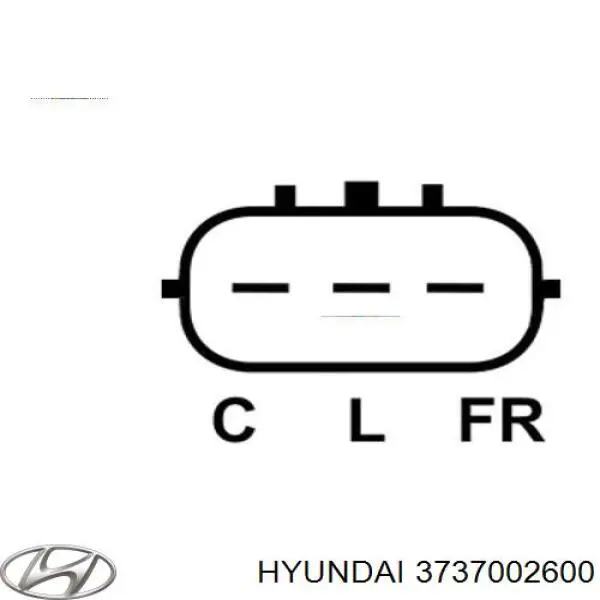 Реле зарядки генератора Hyundai/Kia 3737002600 ціна, від 43.71 USD