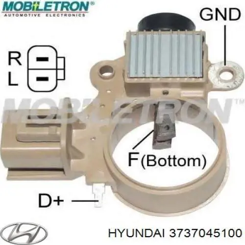 3737045100 Hyundai/Kia реле-регулятор генератора, (реле зарядки)