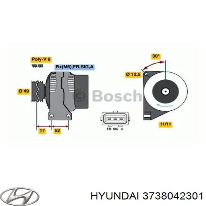  3738042301 Hyundai/Kia