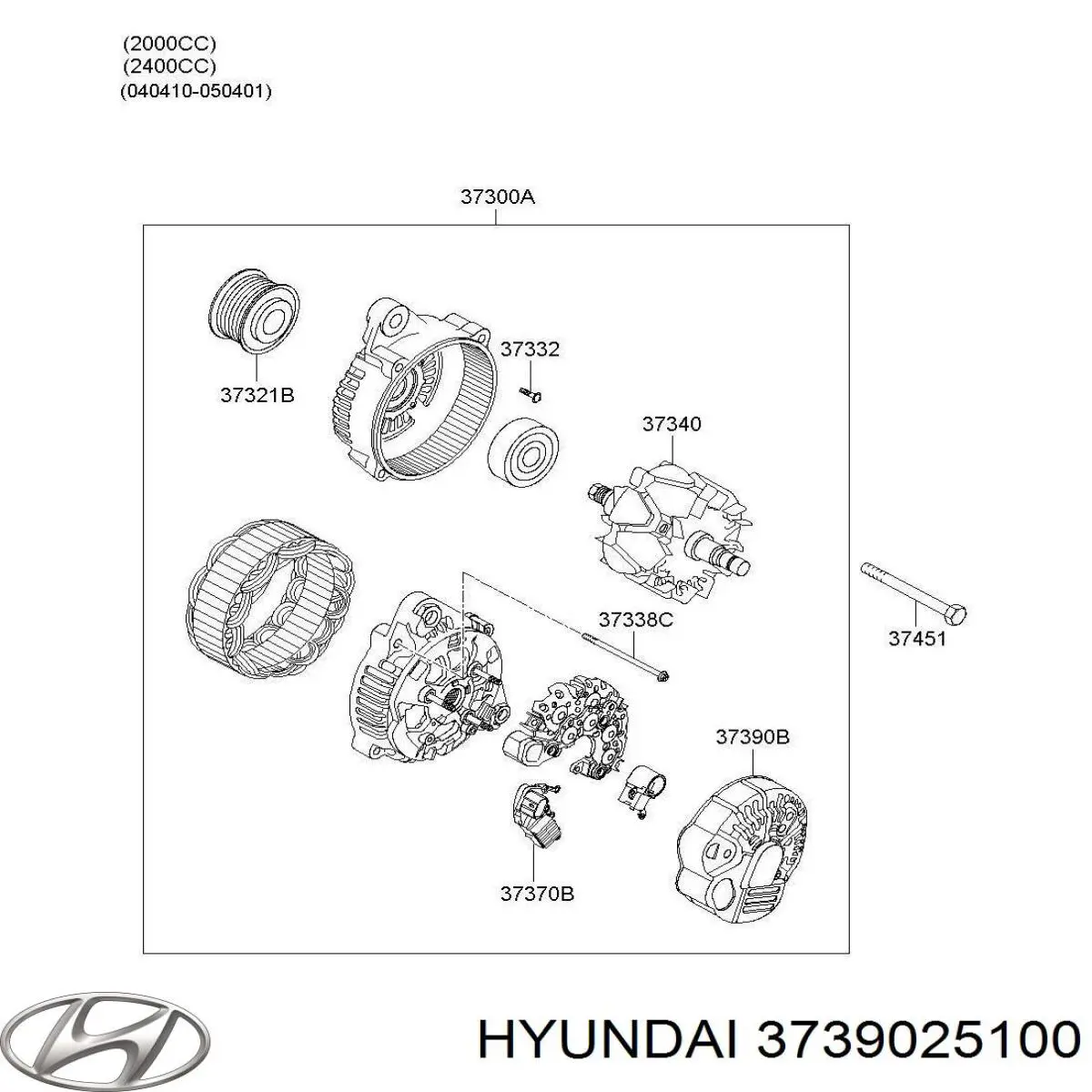 Купити 3739025100 Hyundai/Kia 