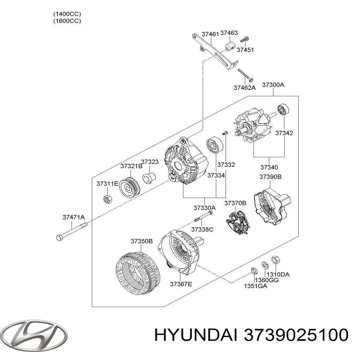 3739025100 Hyundai/Kia 