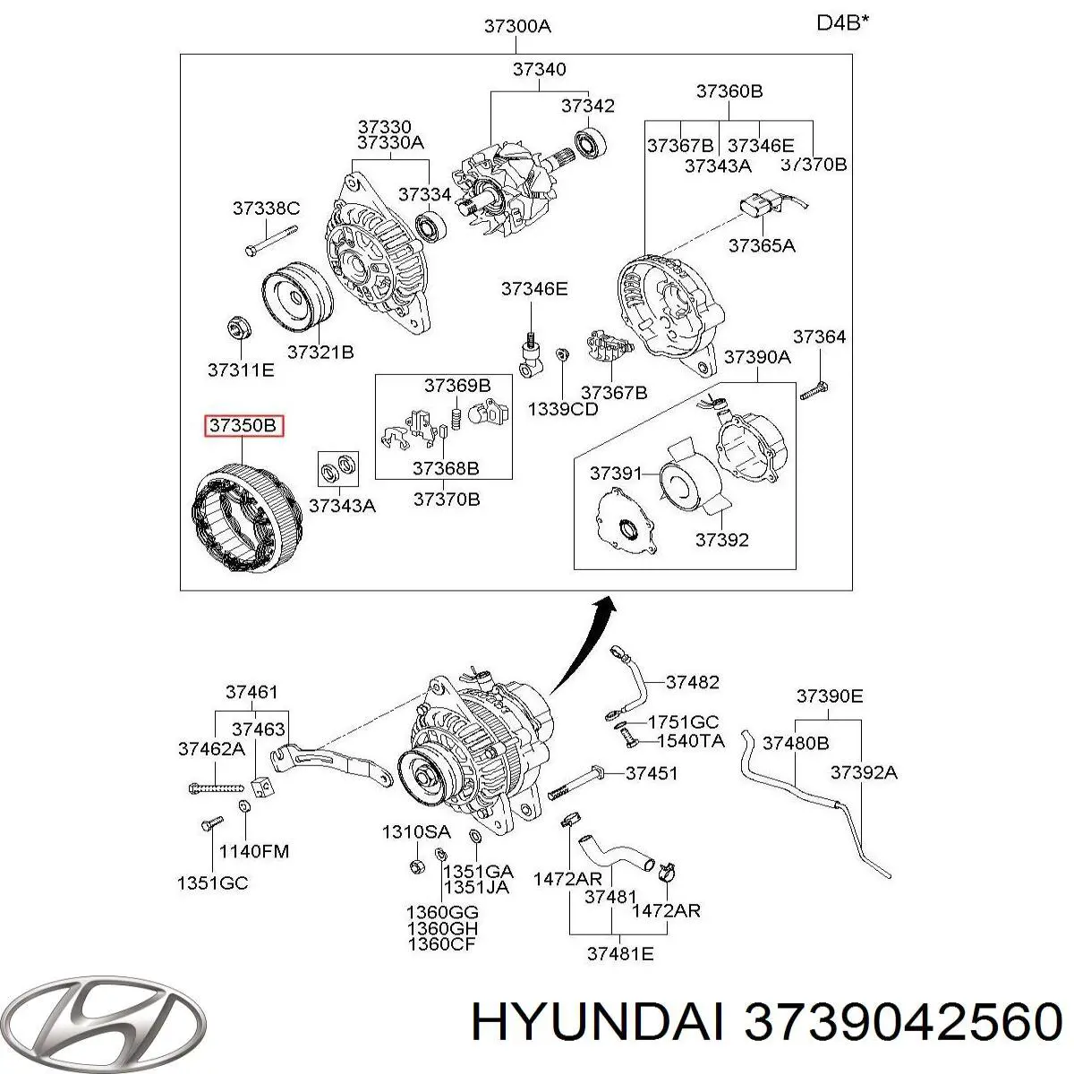  3739042560 Hyundai/Kia