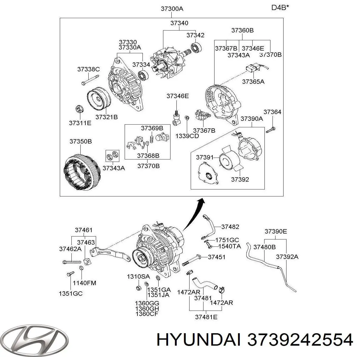  3739242554 Hyundai/Kia