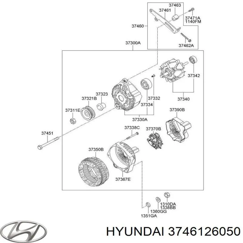  3746126050 Hyundai/Kia