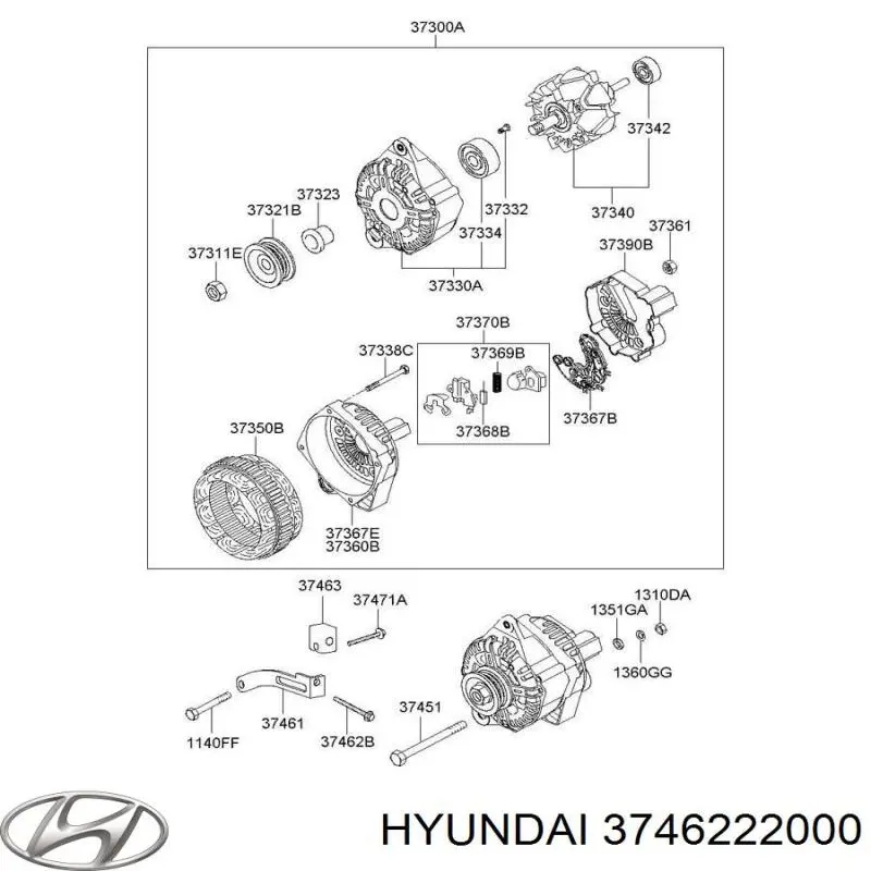 Купити 3746222000 Hyundai/Kia 