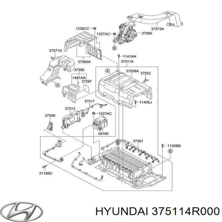 375114R000 Hyundai/Kia Батарейний модуль електромобіля