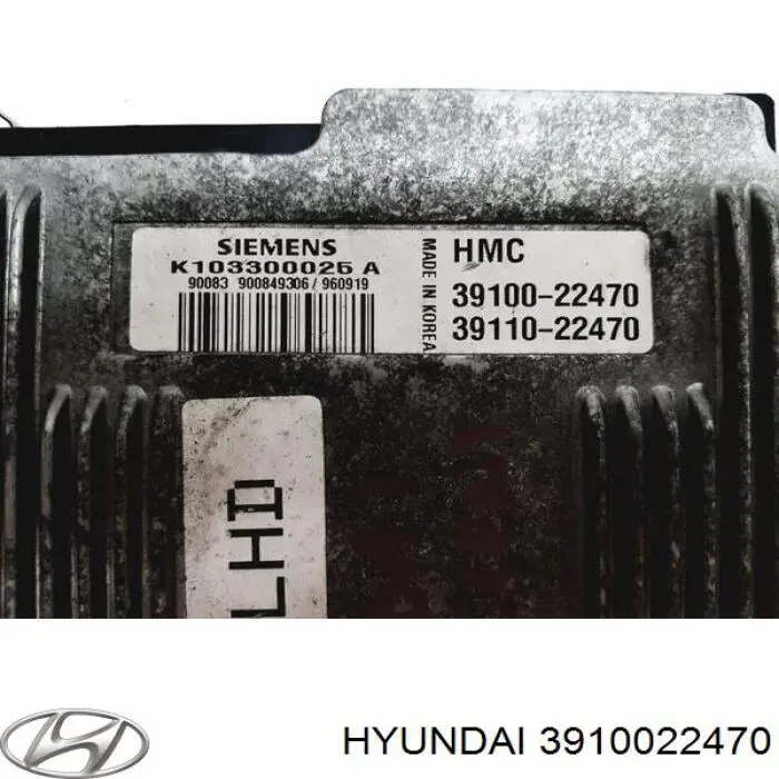  Електронний блок керування двигуном Hyundai Accent 1