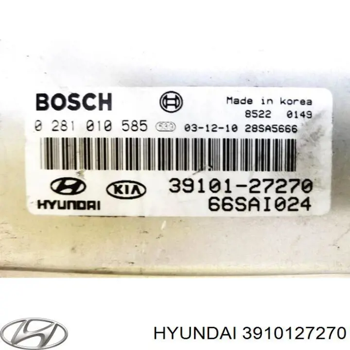 ЕБУ Hyundai/Kia 3910127270 ціна, від 164.70 USD