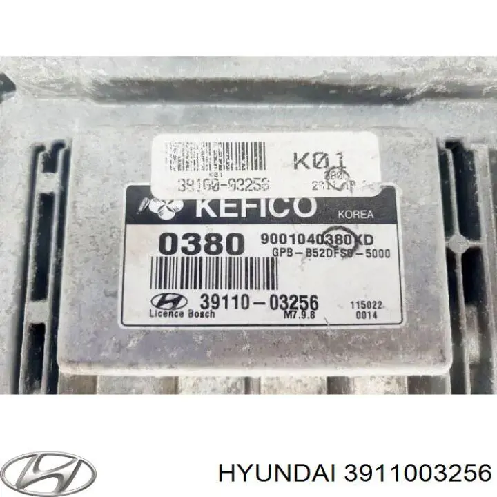 Модуль (блок) керування (ЕБУ) двигуном Hyundai I20 (PB) (Хендай Ай 20)